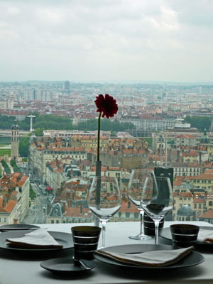 Vue de Lyon depuis Têtedoie